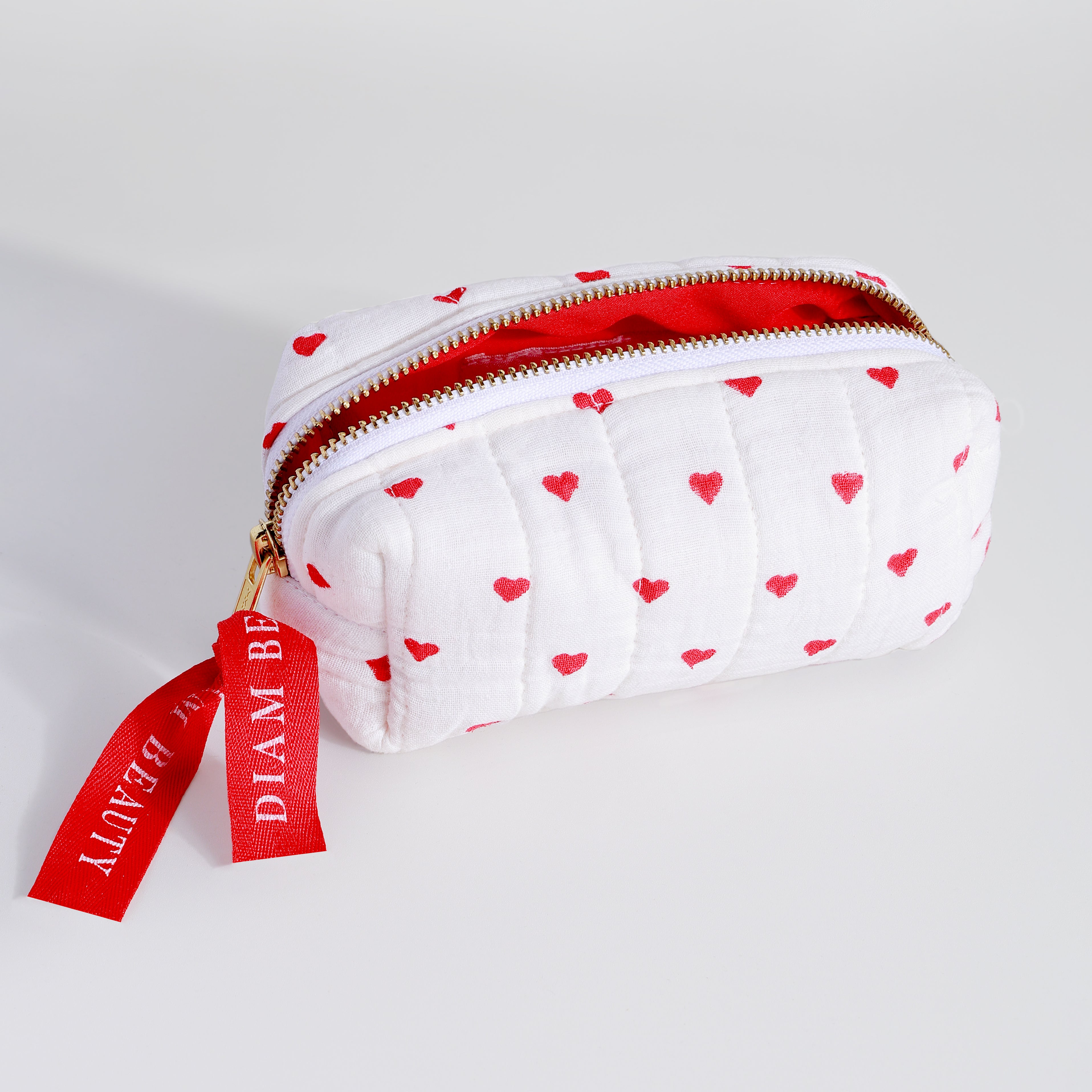 Naghedi] Portofino Large Cosmetic Pouch Heart 環境に配慮した