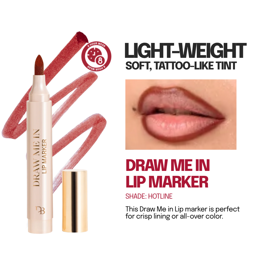 Draw Me In Lip Marker - Hotline | 2.5 ml