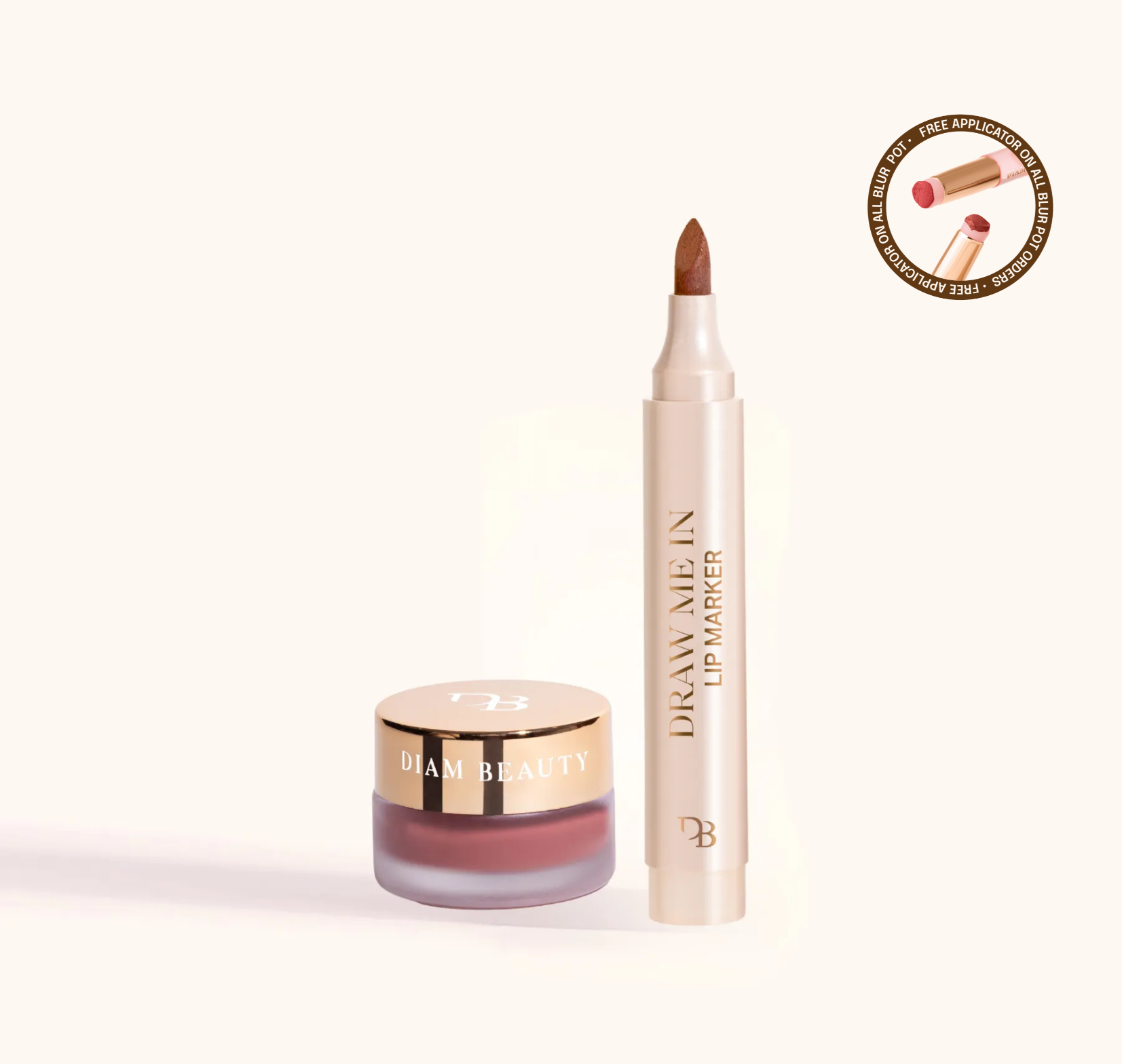 Blur & Stain - Soft Filter Blurring Pot & Draw Me In Lip Marker