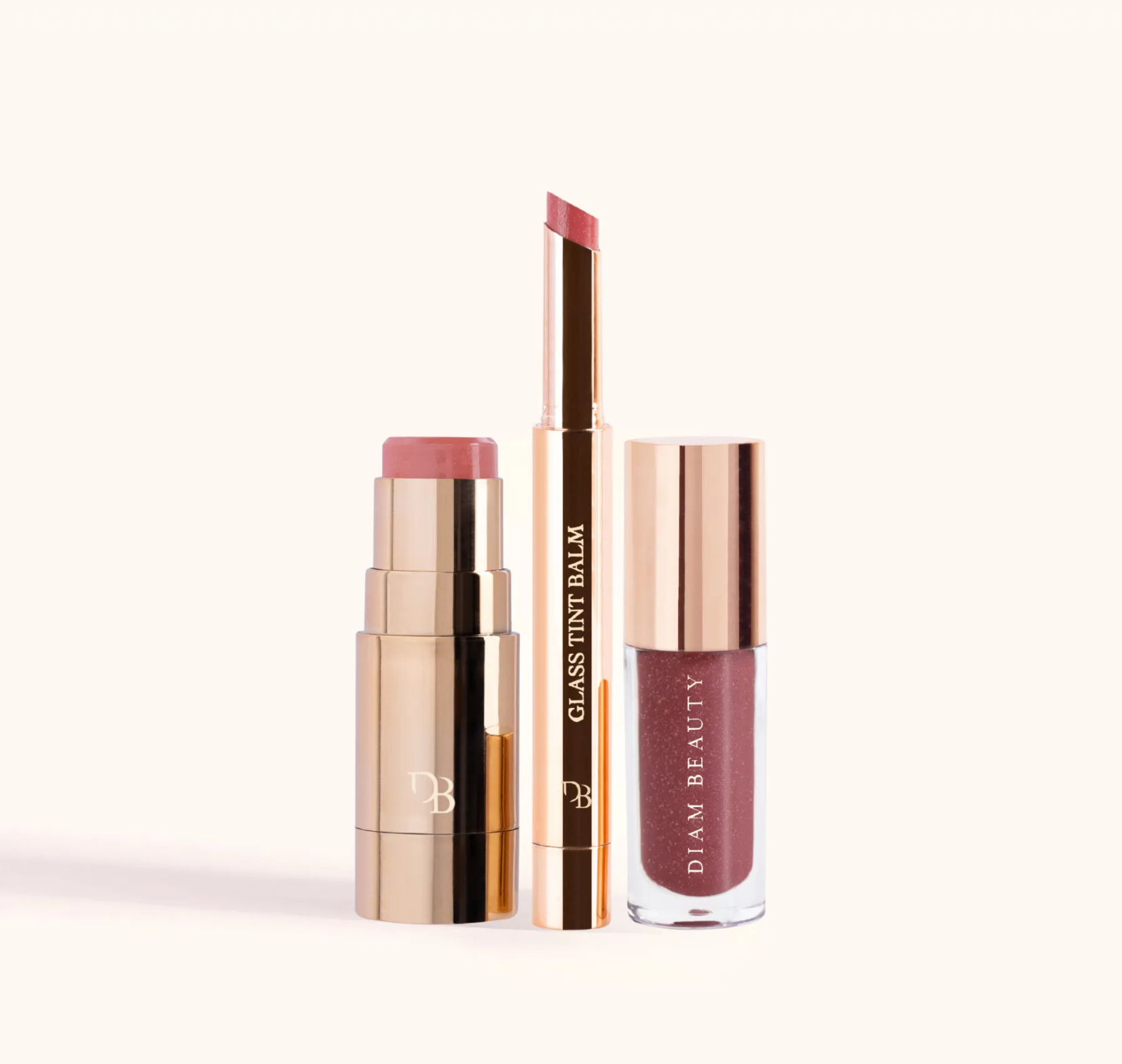Festive Glam - All Over You Multistick, Love Potion Lip Oil & Glass Tint Balm