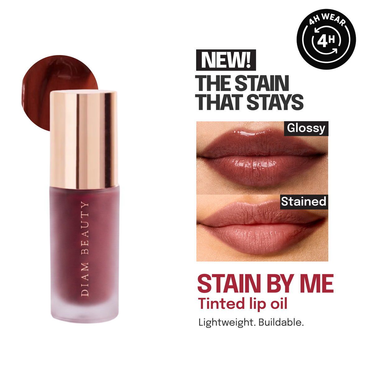 Stain By Me Tinted Lip Oil - Seal | 5 ml