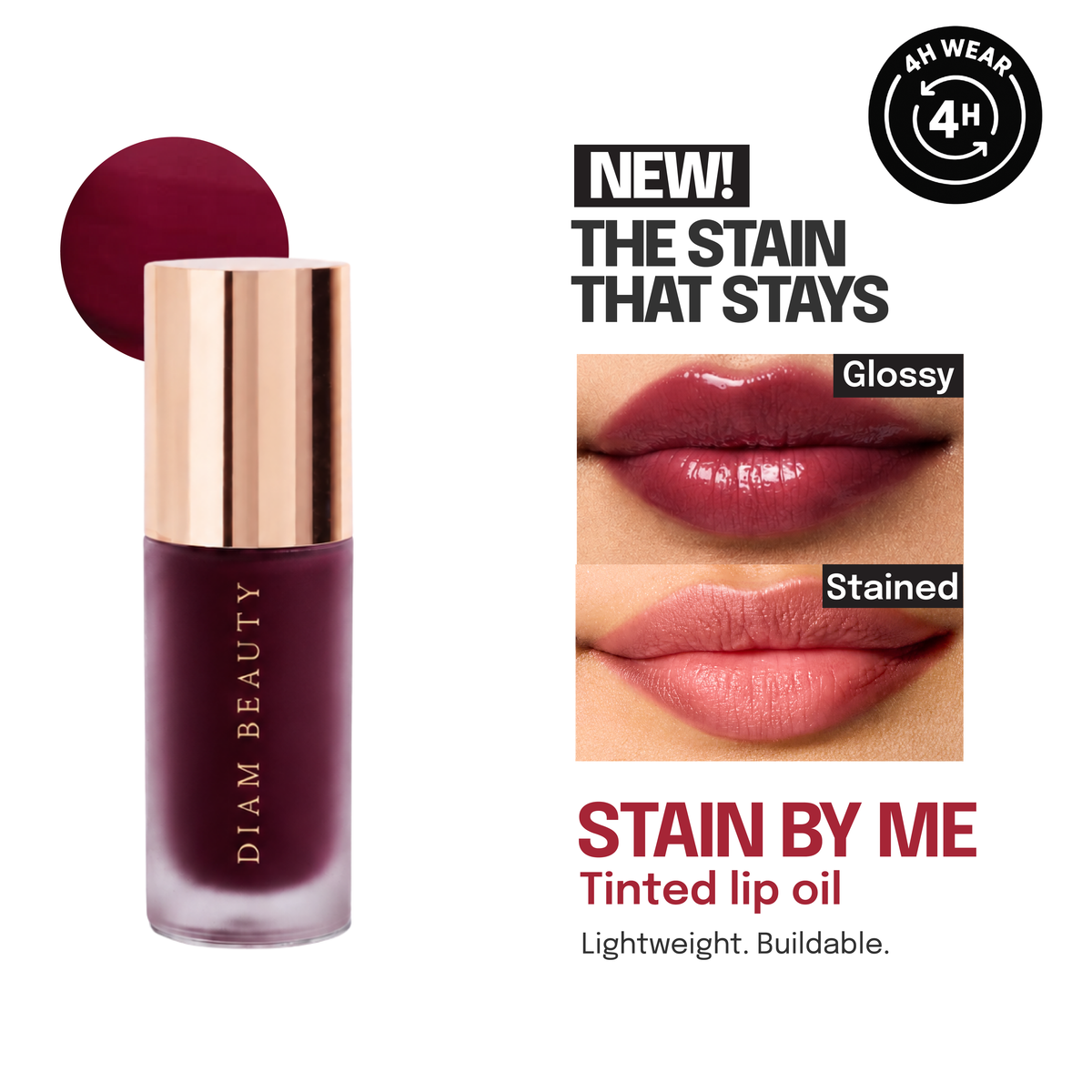 Stain By Me Tinted Lip Oil - Signature | 5 ml