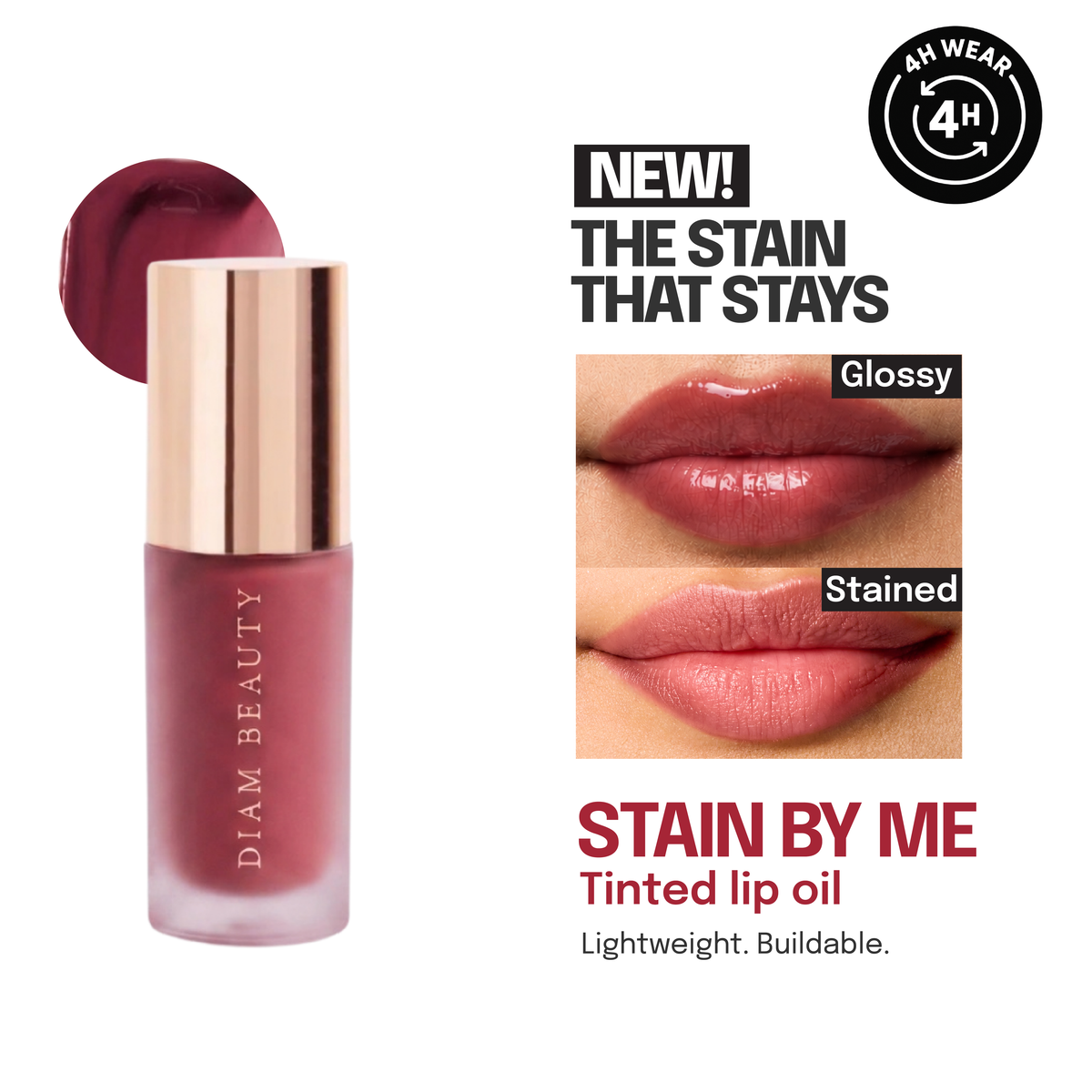 Stain By Me Tinted Lip Oil - Trace | 5 ml